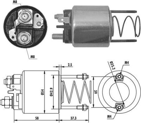 Elektromagnes rozrusznika MAGNETI MARELLI 940113050382