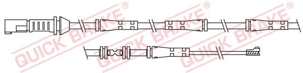 Czujnik zużycia klocków QUICK BRAKE WS 0305 A