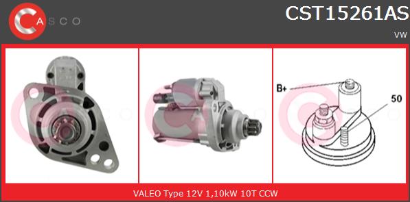 Rozrusznik CASCO CST15261AS