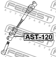 Łącznik kolumny kierowniczej FEBEST AST-120