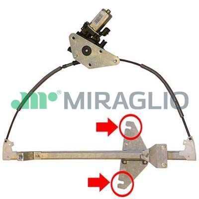 Podnośnik szyby MIRAGLIO 30/7151