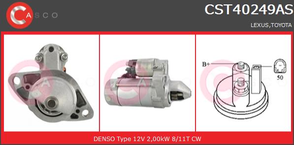 Rozrusznik CASCO CST40249AS