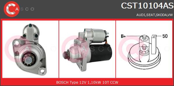 Rozrusznik CASCO CST10104AS