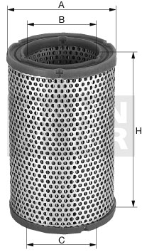 Filtr powietrza MANN-FILTER C 1450