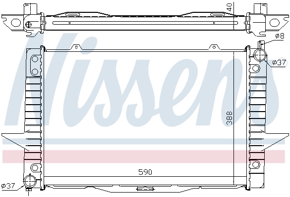 Chłodnica NISSENS 65546A