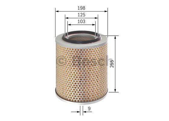 Filtr powietrza BOSCH 1 457 429 854