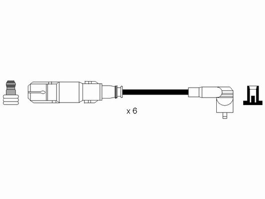 Przewody zapłonowe NGK 7065