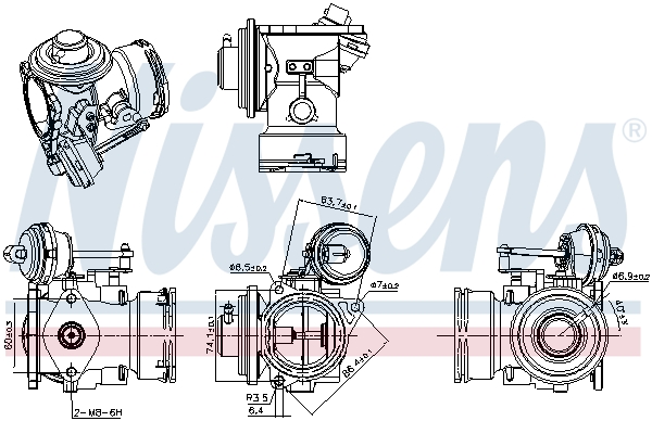 Zawór EGR NISSENS 98346