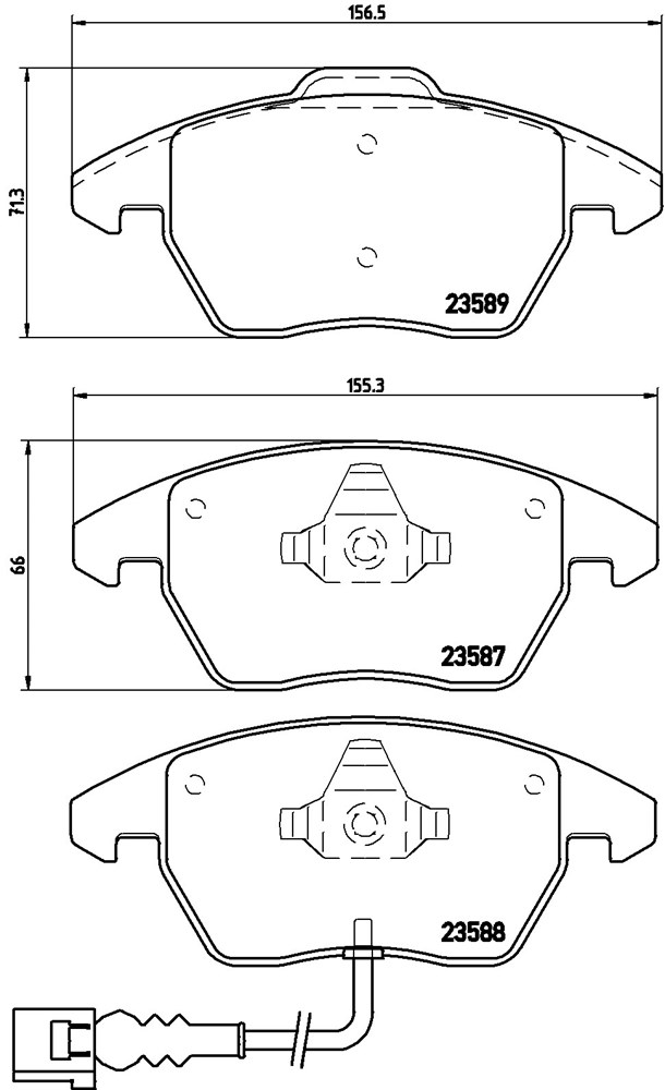 Klocki hamulcowe BREMBO P 85 075X