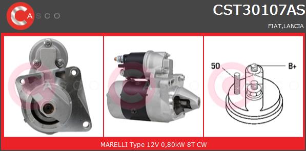 Rozrusznik CASCO CST30107AS