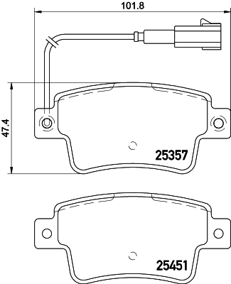 Klocki hamulcowe HELLA PAGID 8DB 355 019-801