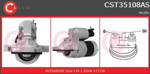 Rozrusznik CASCO CST35108AS