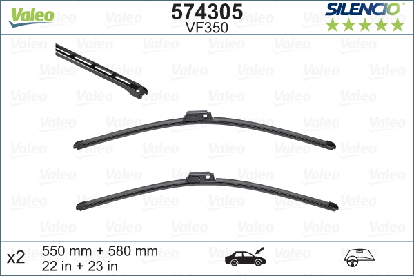 Pióro wycieraczki VALEO 574305