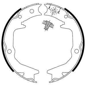 Zestaw szczęk hamulcowych DELPHI LS1913