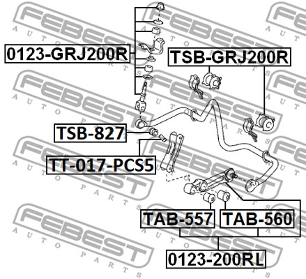 FEBEST TSB-827