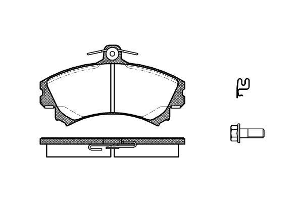 Klocki hamulcowe REMSA 0590.21