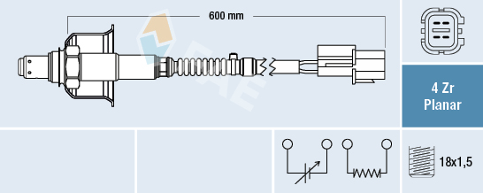 Sonda lambda FAE 77696