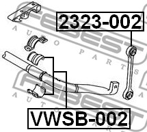 Łącznik stabilizatora FEBEST 2323-002
