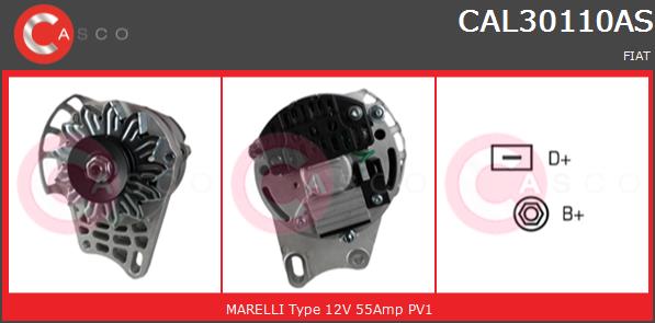 Alternator CASCO CAL30110AS