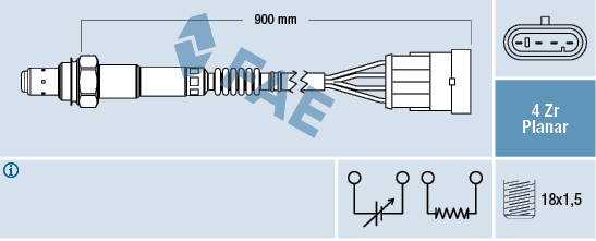 Sonda lambda FAE 77362