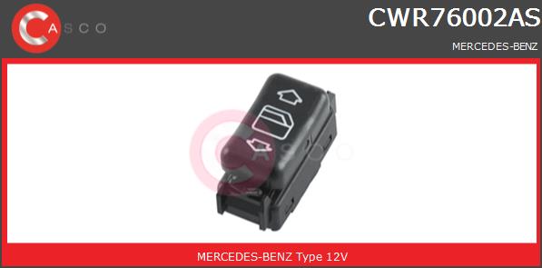 Przełącznik podnośnika szyby CASCO CWR76002AS
