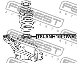 Sprężyna talerzowa FEBEST TSI-ANH10LOWR