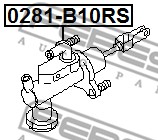 Pompa sprzęgła FEBEST 0281-B10RS