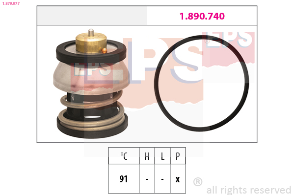 Termostat, środek chłodzący EPS 1.879.977