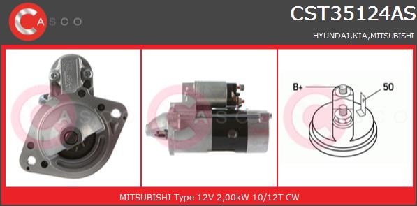 Rozrusznik CASCO CST35124AS