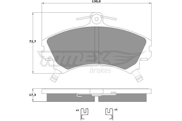 Klocki hamulcowe TOMEX BRAKES TX 11-521