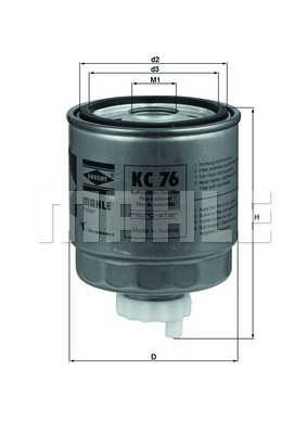 Filtr paliwa KNECHT KC 76