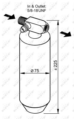 Osuszacz klimatyzacji NRF 33079