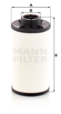 Filtr automatycznej skrzyni biegów MANN-FILTER H 6003 z