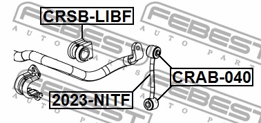 Łącznik stabilizatora FEBEST 2023-NITF