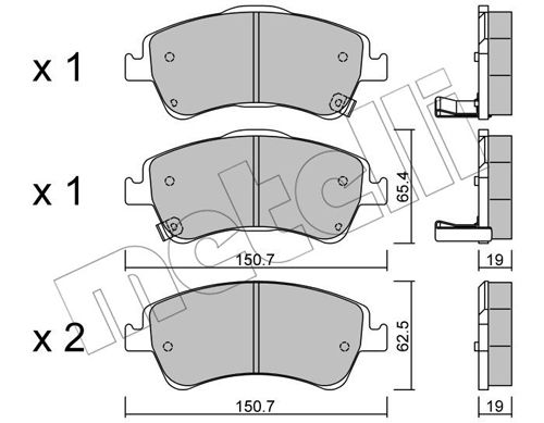 Klocki hamulcowe METELLI 22-0795-0