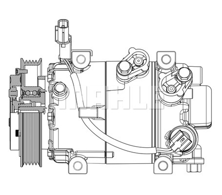 Kompresor klimatyzacji MAHLE ACP 629 000P