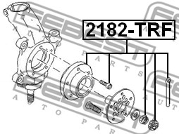 Piasta koła FEBEST 2182-TRF