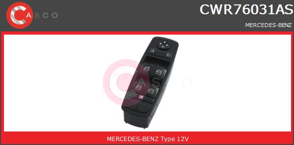 Przełącznik podnośnika szyby CASCO CWR76031AS