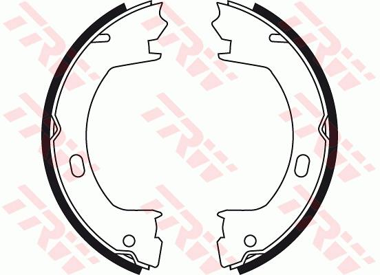 Zestaw szczęk hamulcowych TRW GS8728