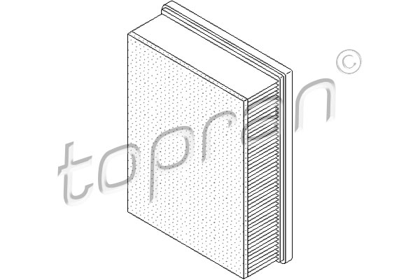 Filtr powietrza TOPRAN 722 274
