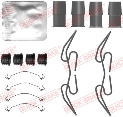 Zestaw akcesoriów montażowych  klocków hamulcowych QUICK BRAKE 109-0134