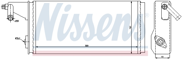 Nagrzewnica NISSENS 71808