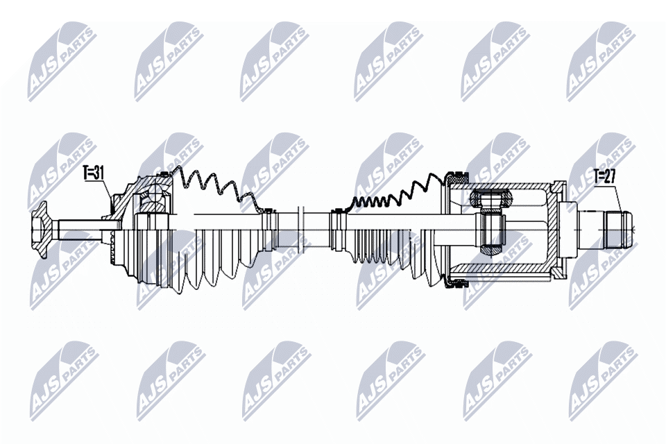 Dystans gumowy, resorowanie NTY AB-CT-008