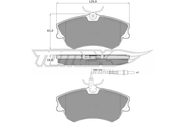 Klocki hamulcowe TOMEX BRAKES TX 13-47