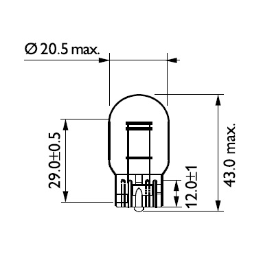 Żarówka kierunkowskazu PHILIPS 12066B2