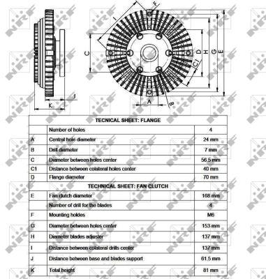 Sprzęgło wentylatora NRF 49526