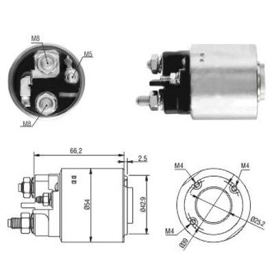 Elektromagnes rozrusznika MEAT & DORIA 46131