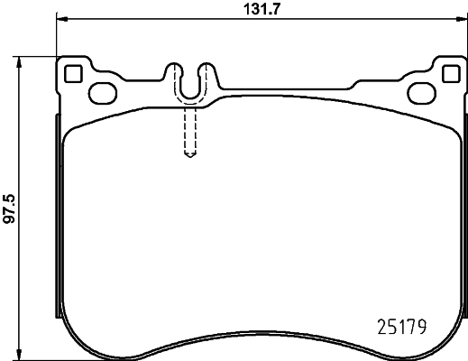 Klocki hamulcowe HELLA 8DB 355 020-581