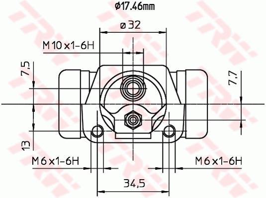 Cylinderek TRW BWC187