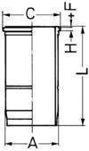 Zestaw naprawczy, tłoki / tuleje cylindrowe KOLBENSCHMIDT 41980960